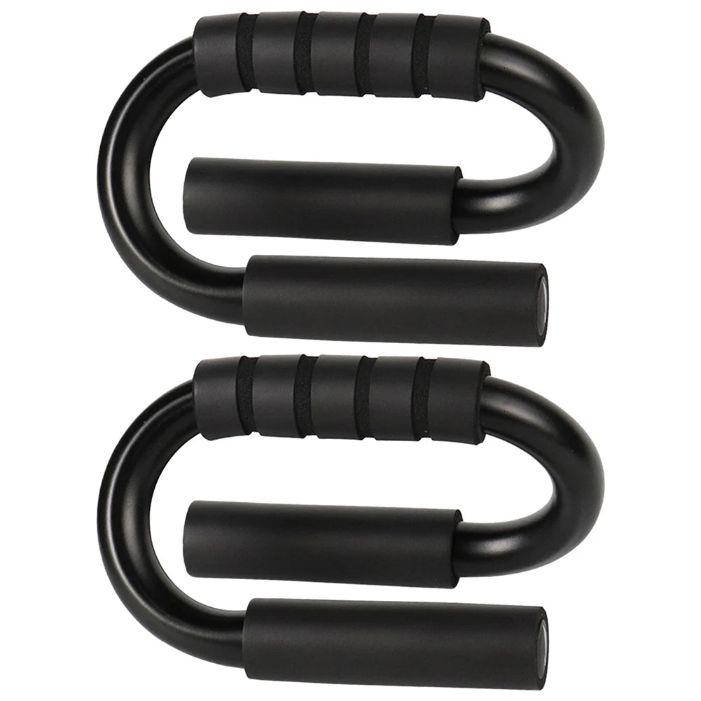 S-Shaped Push-Up Bars – Non-Slip Foam Grip Handles for Chest, Arm & Shoulder Strength Training
