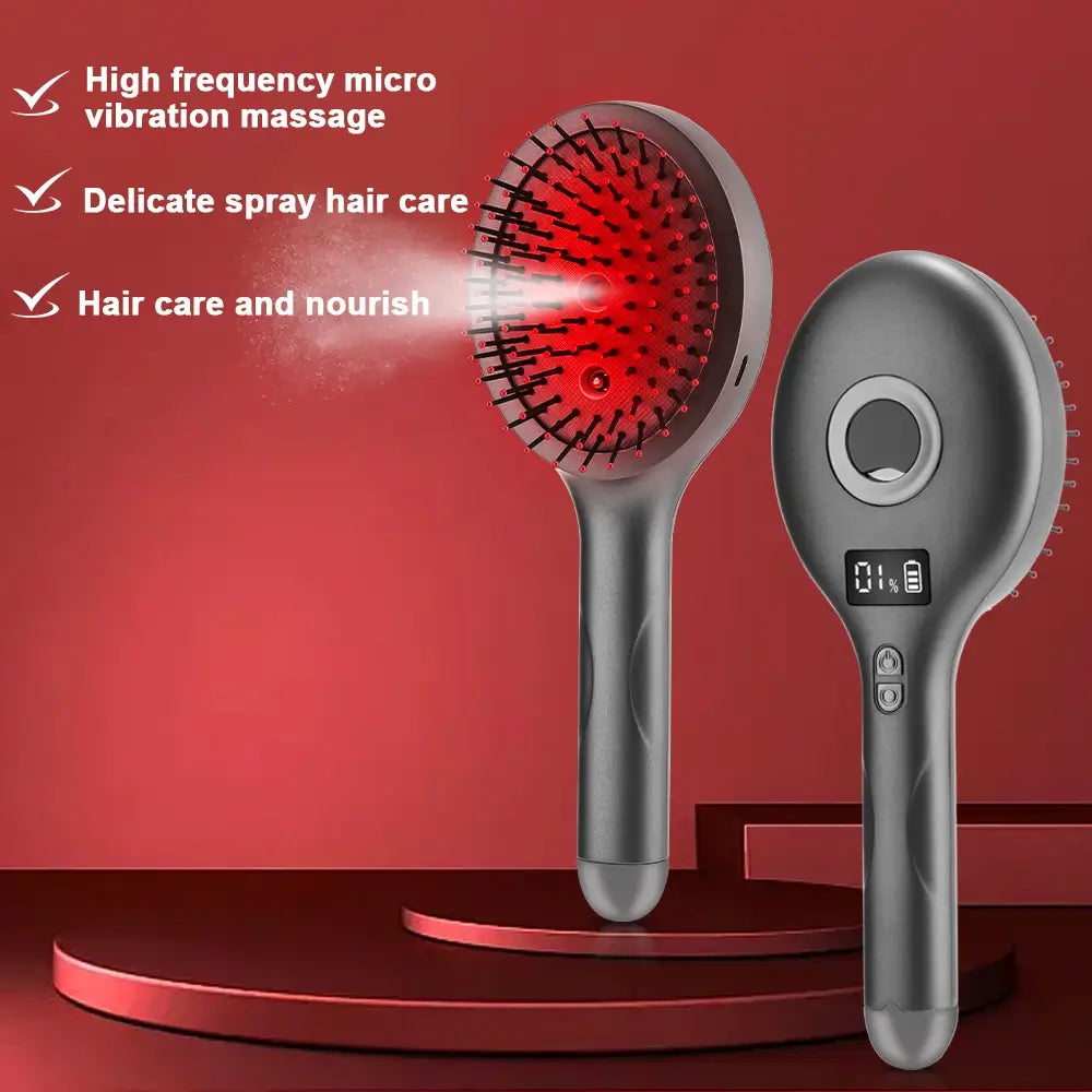 Electric Spray Massage Comb | 4 Mode Scalp Massage Brush