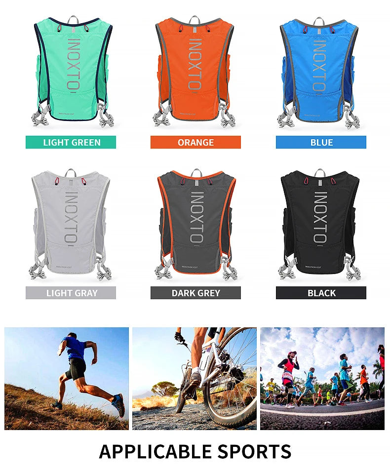 5L Hydration Running Backpack – Quick-Dry Lightweight Water Pack for Marathon & Cycling