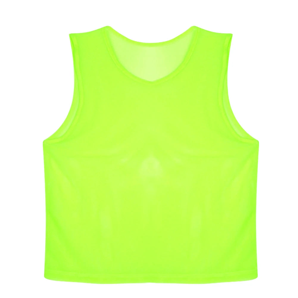 6/12PCS Soccer Training Pinnies – Breathable Team Sports Vests