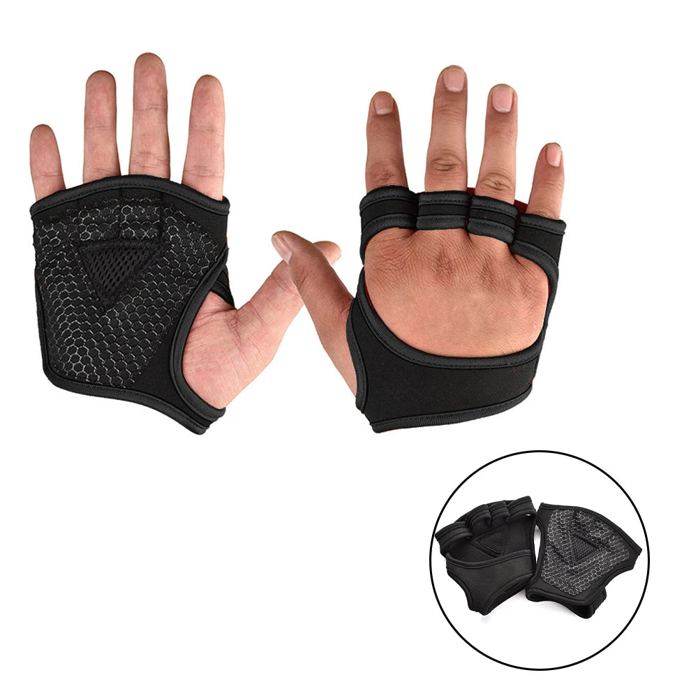 🧤 Fitness Gym Gloves for Men & Women – Anti-Slip Weightlifting & Training Gloves with Wrist Support