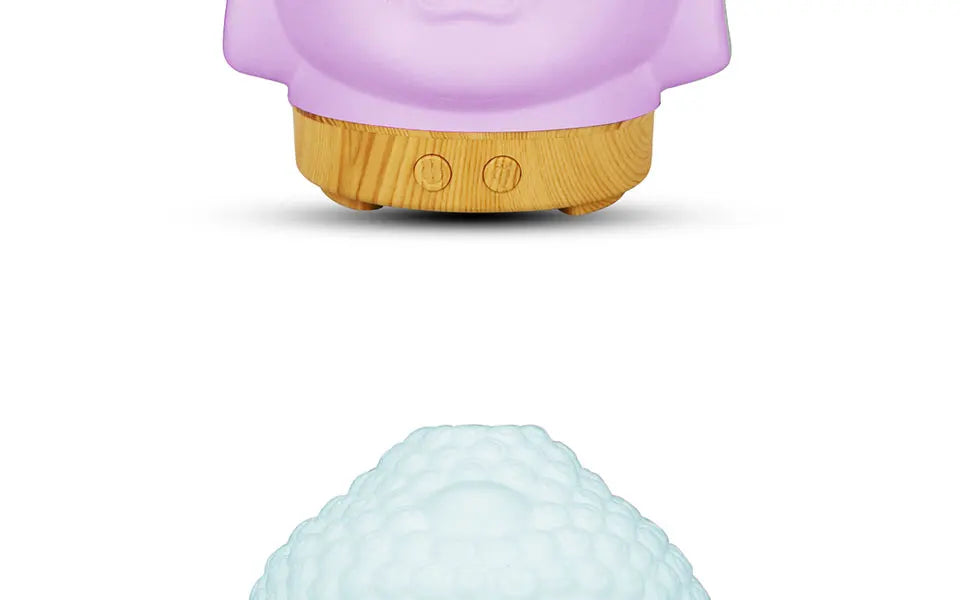 Buddha Head Essential Oil Diffuser – 100ml Aromatherapy Ultrasonic Humidifier with LED Night Light