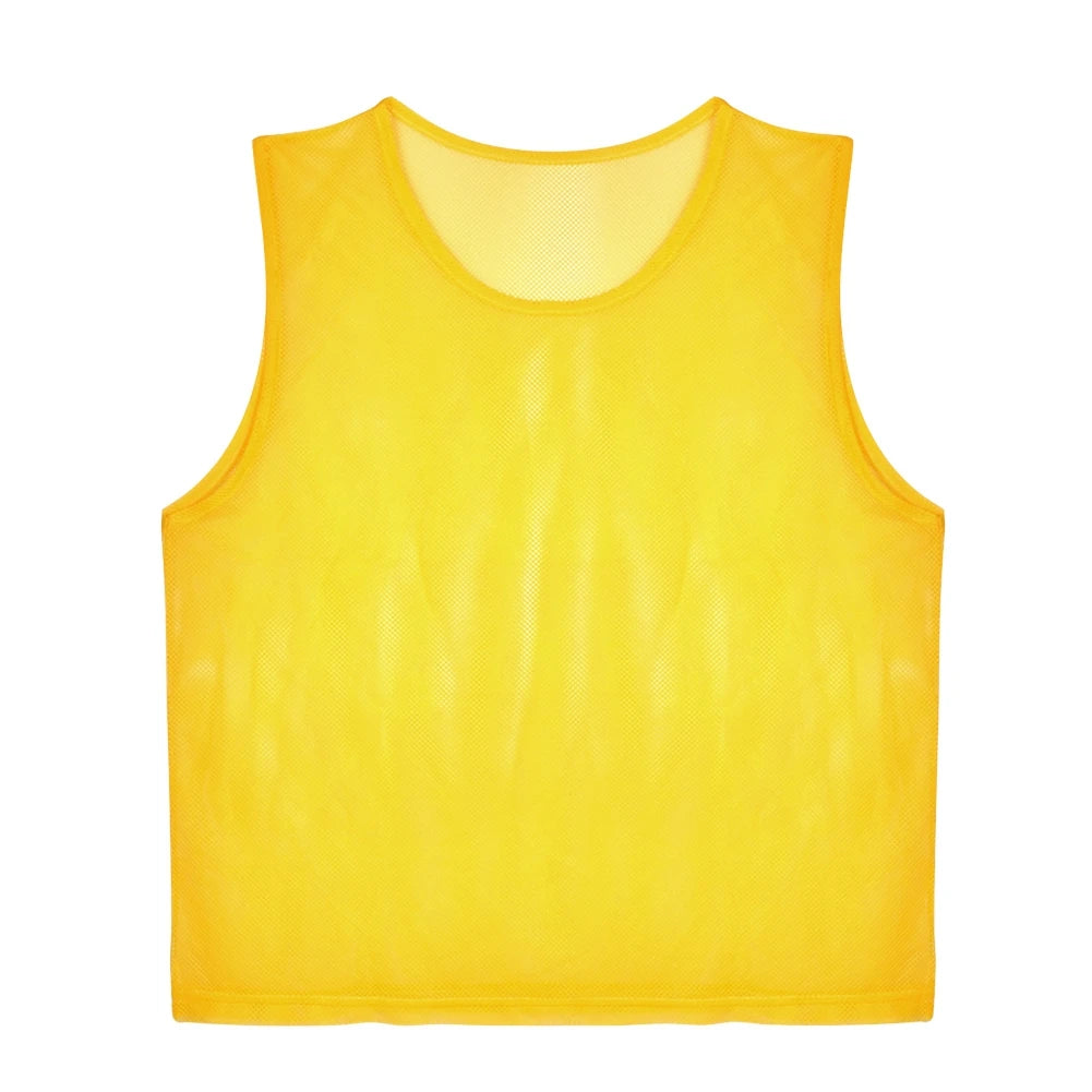 6/12PCS Soccer Training Pinnies – Breathable Team Sports Vests