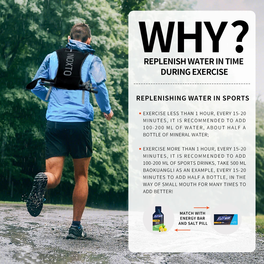 5L Hydration Running Backpack – Quick-Dry Lightweight Water Pack for Marathon & Cycling