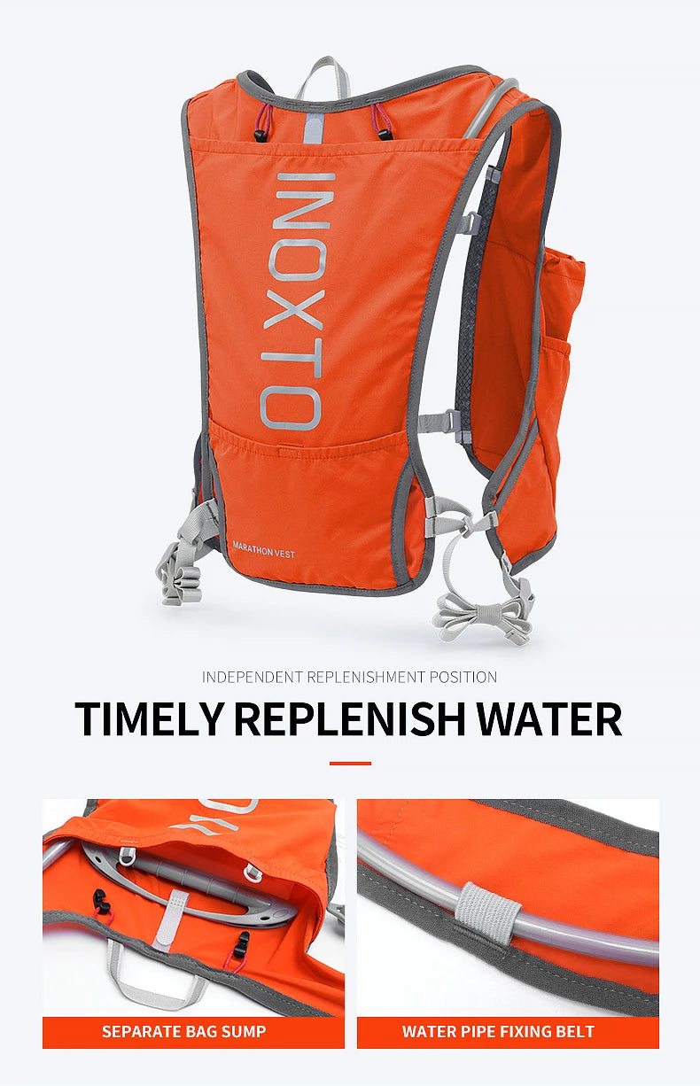 5L Hydration Running Backpack – Quick-Dry Lightweight Water Pack for Marathon & Cycling