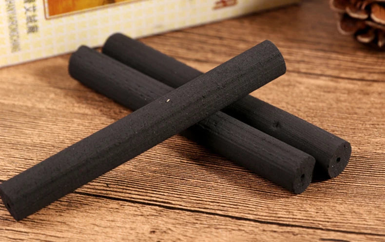 5pcs Smokeless Moxa Sticks – 14×115mm Herbal Acupuncture Massage Rolls