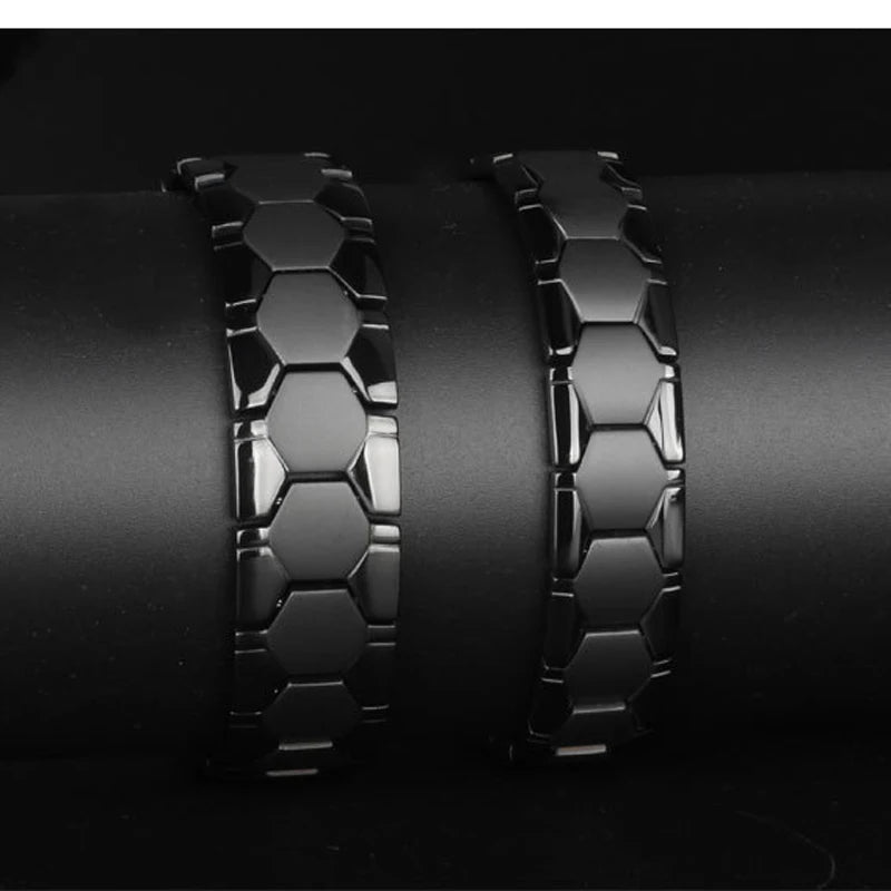 Men’s Magnetic Therapy Bracelet – Copper Healing Wristband for Arthritis Relief