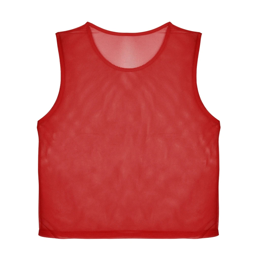 6/12PCS Soccer Training Pinnies – Breathable Team Sports Vests