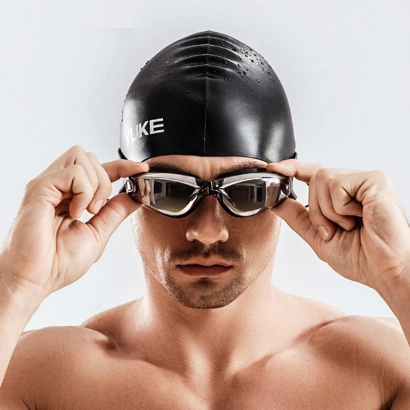 🏊 Men’s Swim Kit – Shorts, Goggles, Cap, Earplugs, Case Set