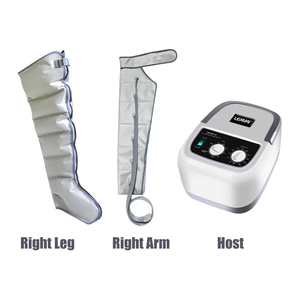 Air Compression Leg Massager with Heat & Vibration – Recovery & Circulation