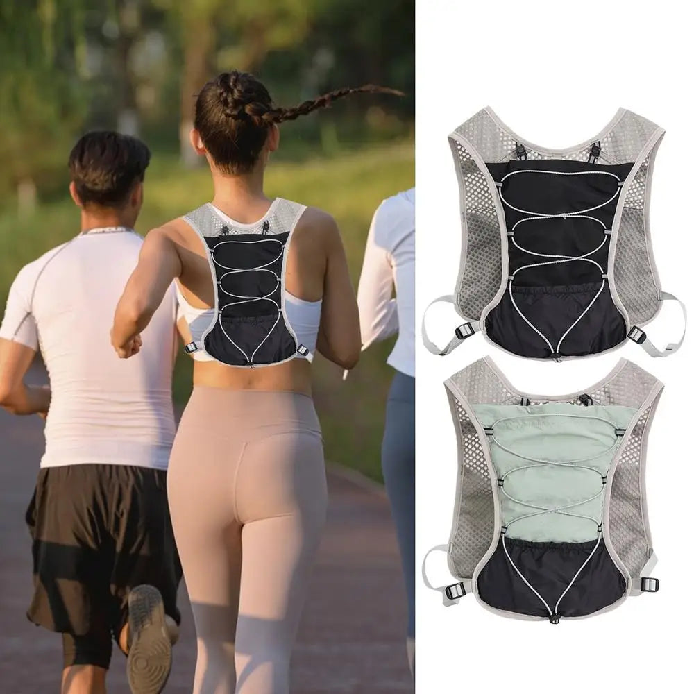 5L Reflective Hydration Running Vest – Lightweight Water Pack Marathon Cycling