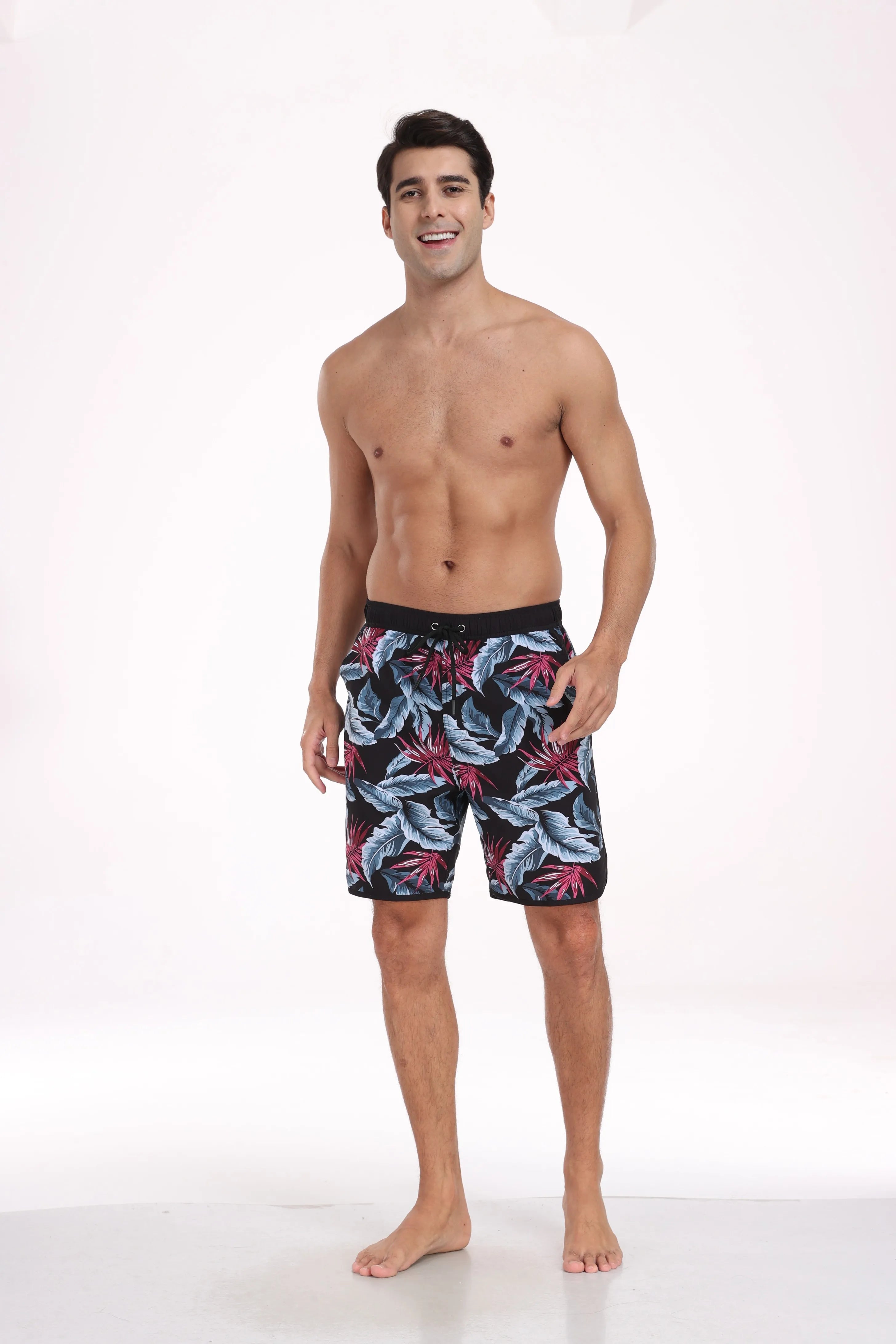 🌴 Men’s Printed Beach Shorts – Vacation Style