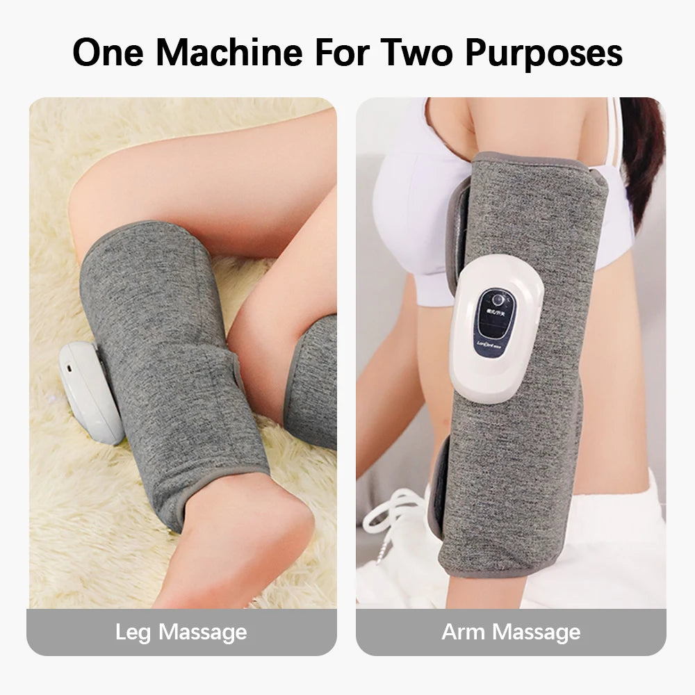 Wireless Leg Massager – Rechargeable Air Compression Calf & Foot Massage for Muscle Pain Relief