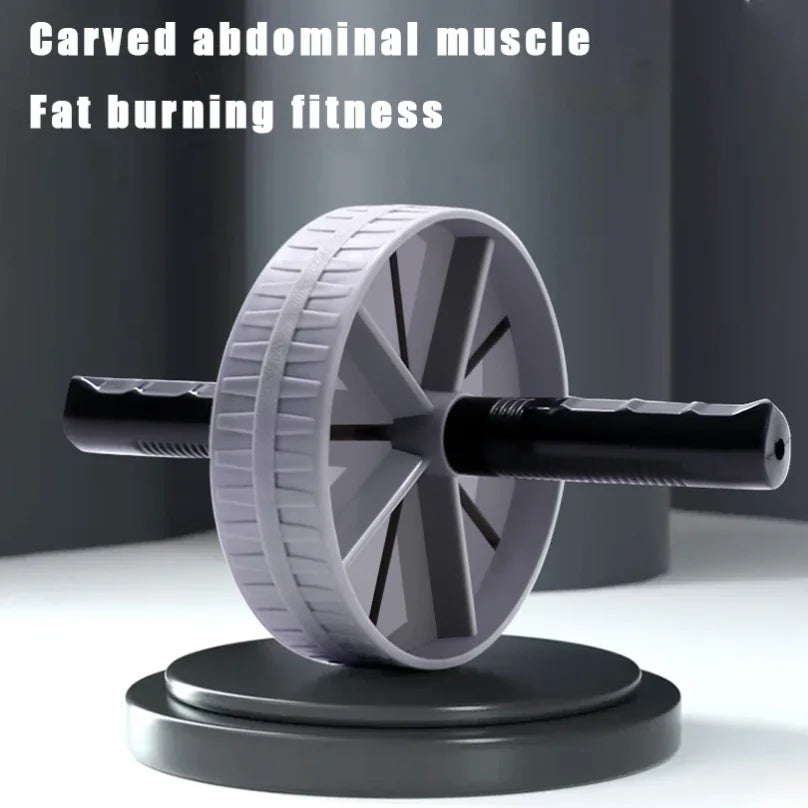 Ab Roller Wheel Heavy-Duty Non-Slip Silent Core Trainer for Home Fitness