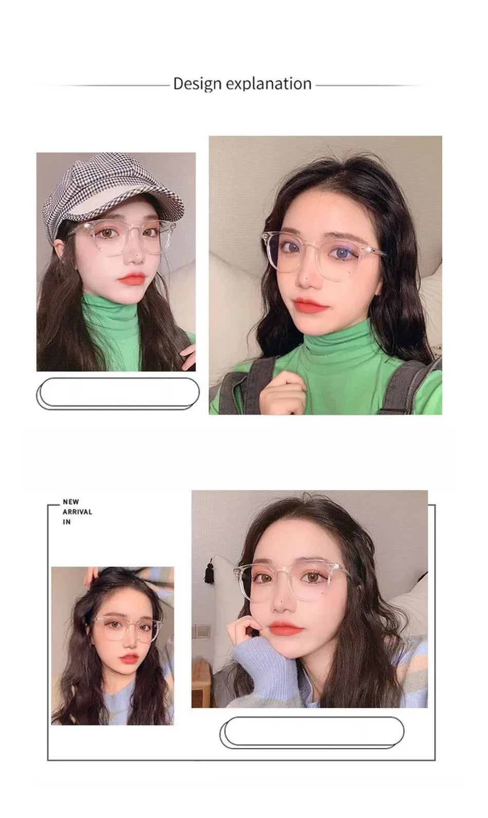 Anti Blue Light Glasses – Clear Frame Unisex Computer Gaming Eyewear