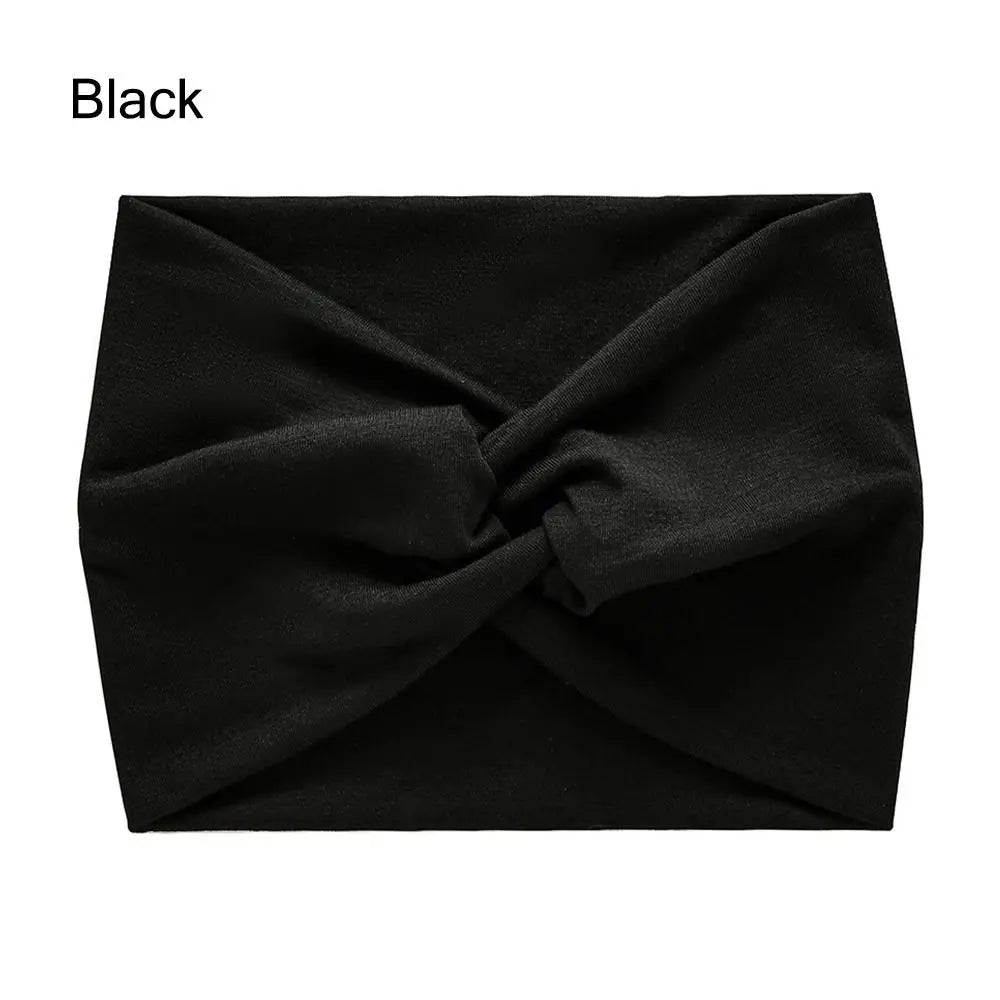 Colorful Wide Workout Headbands – Extra Large Boho Turban Wraps