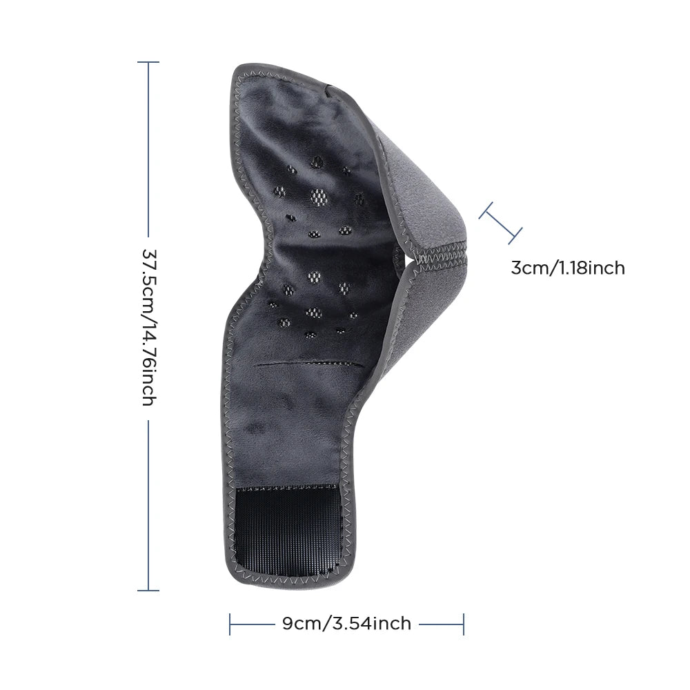 Electric Foot & Ankle Massager with Heat – Cordless Vibration Wrap for Pain Relief & Recovery