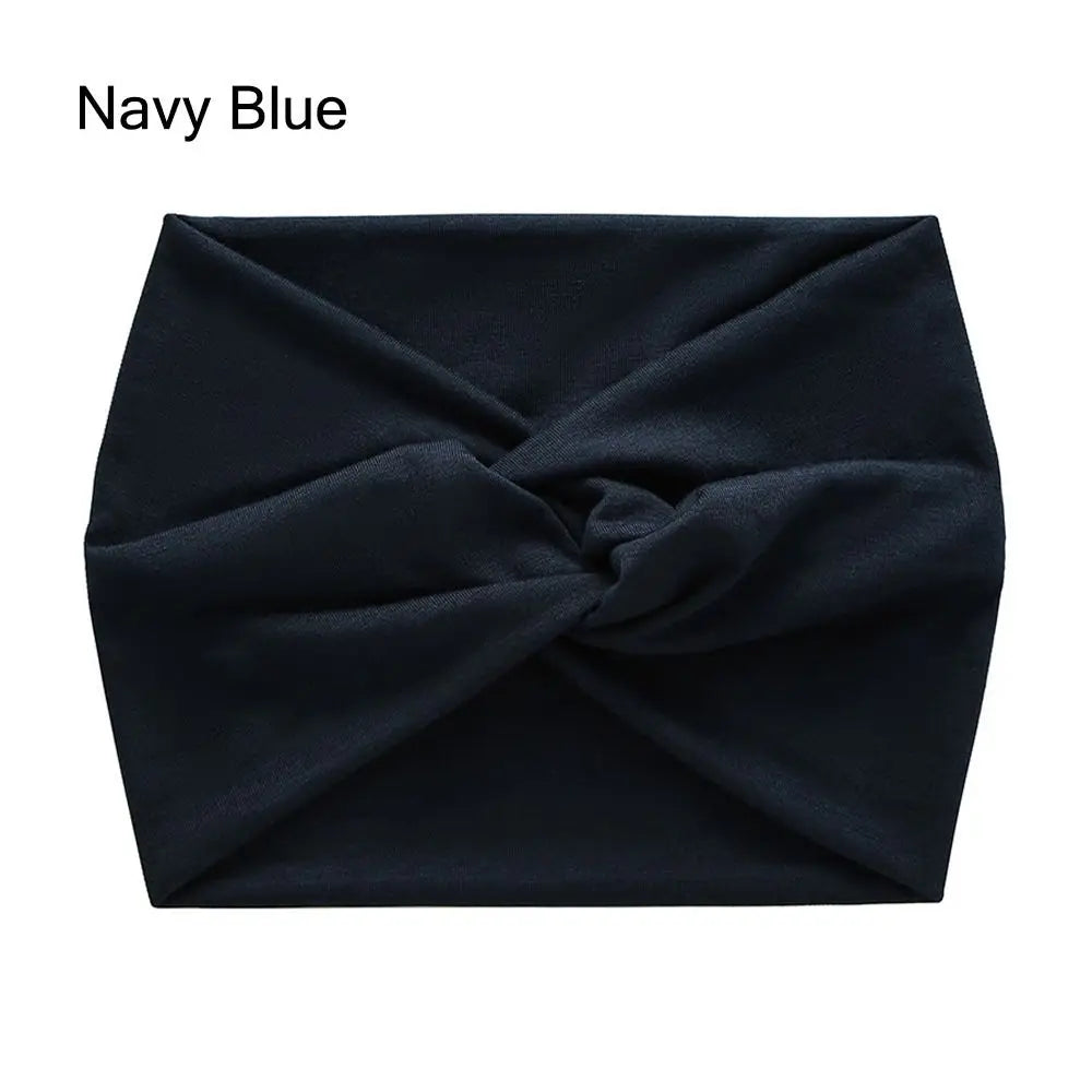 Colorful Wide Workout Headbands – Extra Large Boho Turban Wraps