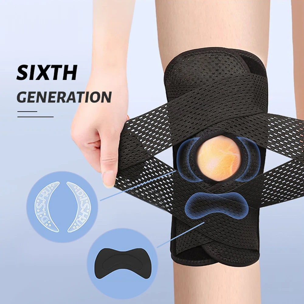 Adjustable Knee Brace w/ Side Stabilizers – Meniscus Tear & Arthritis Pain Relief