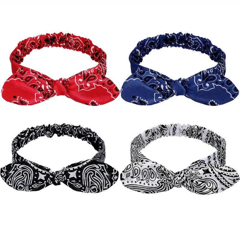💫 Boho Soft Vintage Headbands – Cross Knot Elastic Hair Turban