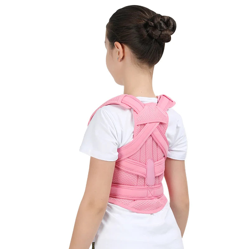 Posture Corrector Belt – Adjustable Shoulder & Waist Support for Adults & Kids