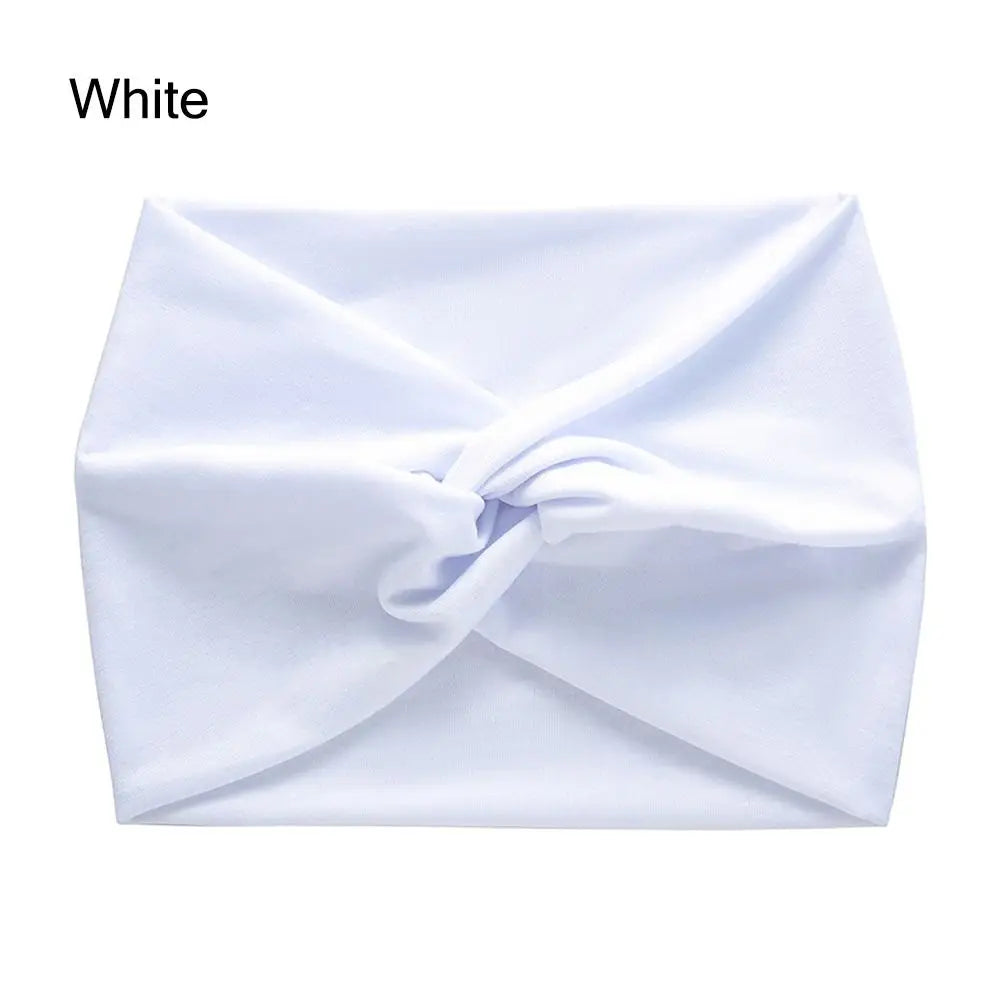 Colorful Wide Workout Headbands – Extra Large Boho Turban Wraps