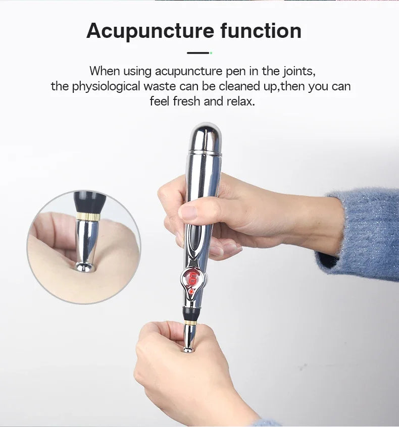 ⚡ Electric Acupuncture Massage Pen – Meridian Energy Laser Pen for Body Pain Relief