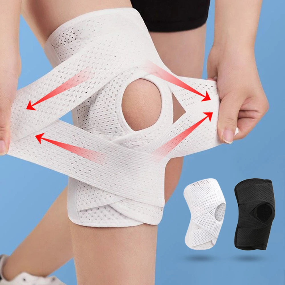 Adjustable Knee Brace w/ Side Stabilizers – Meniscus Tear & Arthritis Pain Relief