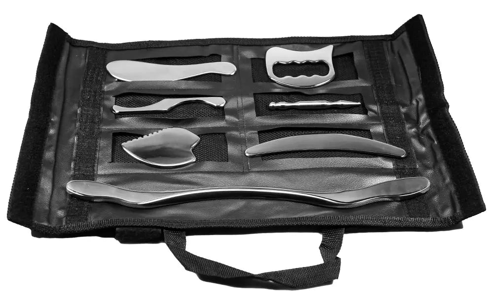 1/4/7pcs Gua Sha Massage Tools – Stainless Steel IASTM Muscle Scraper Set