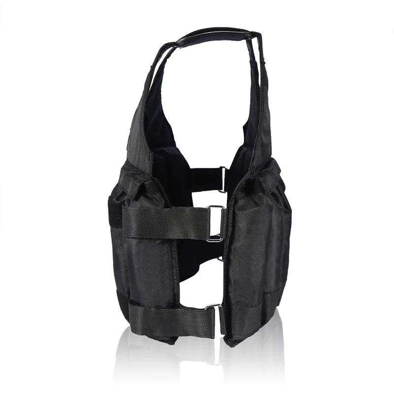 🔹 Adjustable Weighted Vest Set – 15–50kg Bodybuilding Gear