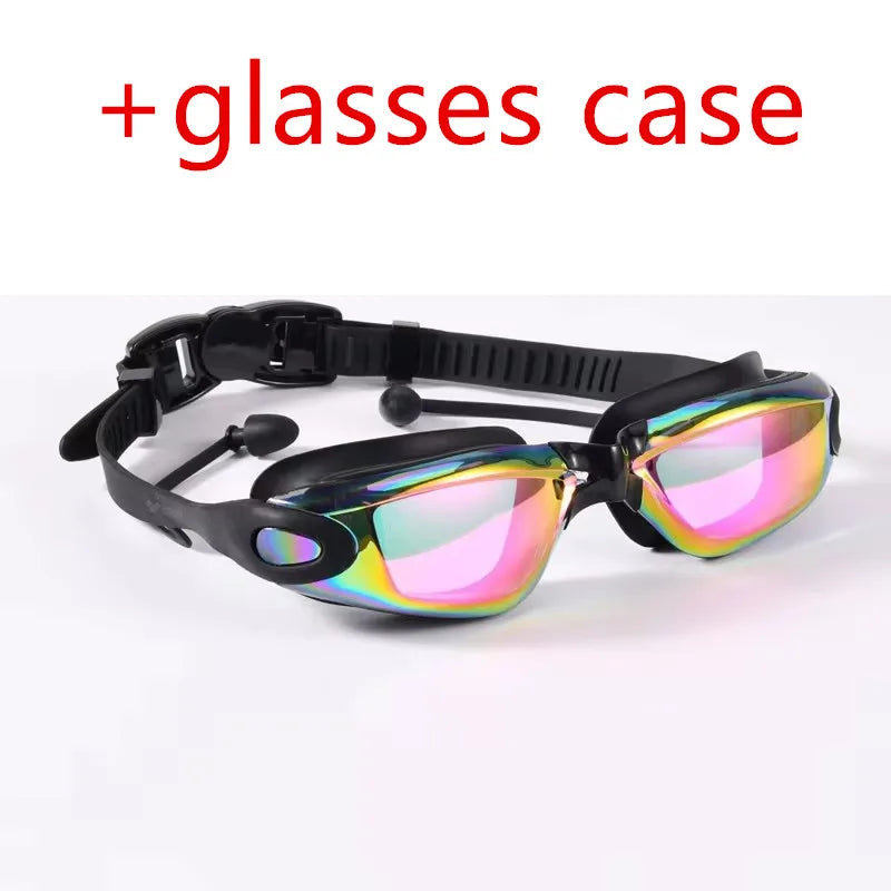 🥇 ARENA Pro Swim Goggles with Earplugs