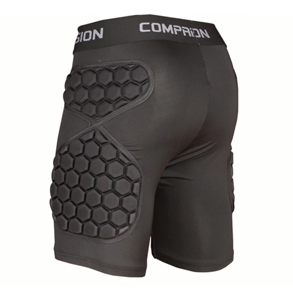 🩳 Goalkeeper Padded Shorts – EVA Sponge Hip Pad Protection Gear