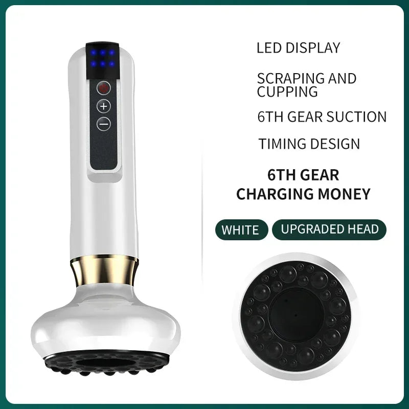 Tricolor Electric Gua Sha Massager – Anti-Cellulite Vacuum Therapy Cup