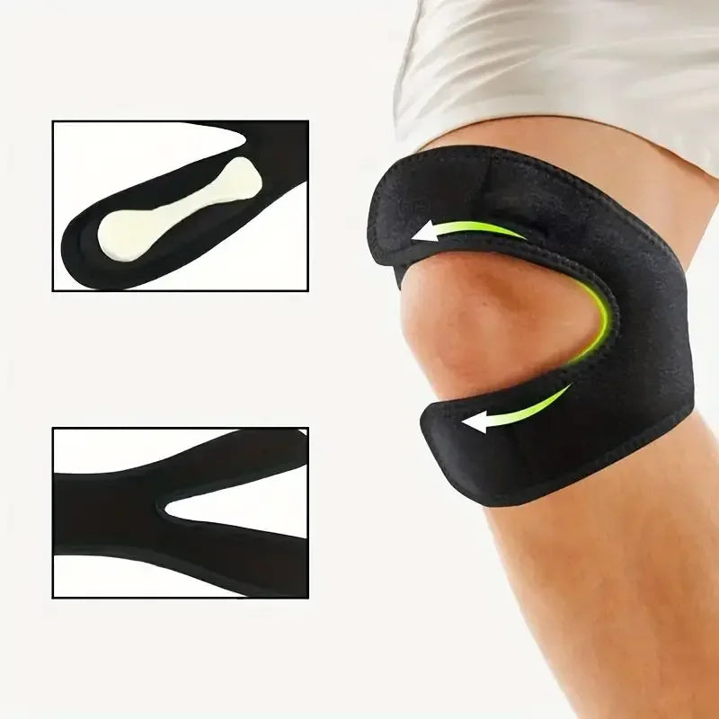 Tcare Patellar Knee Strap – Double Support Kneepad for Sports & Fitness