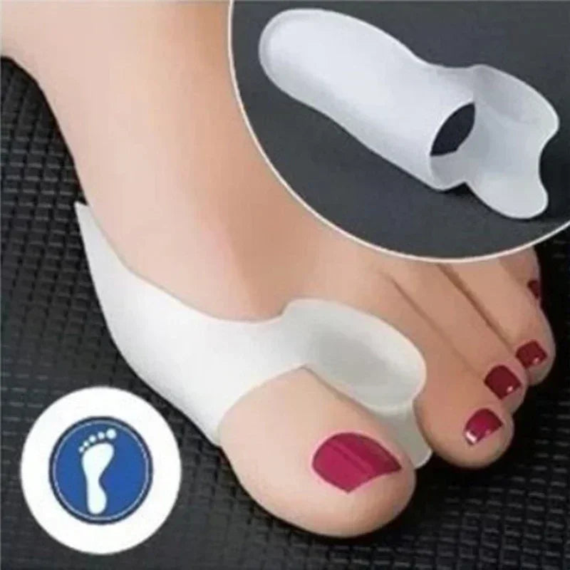 Silicone Gel Toe Separators – Bunion & Thumb Corrector for Pain Relief and Toe Alignment