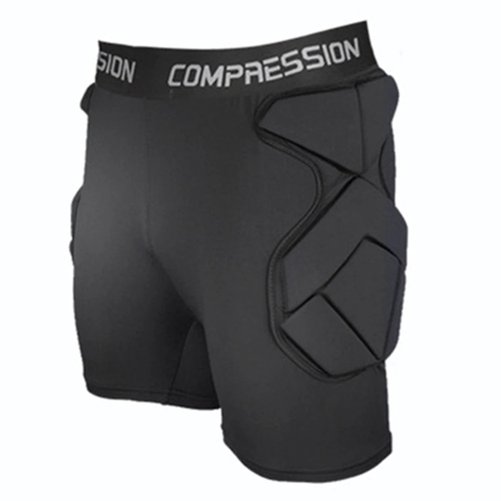 🩳 Goalkeeper Padded Shorts – EVA Sponge Hip Pad Protection Gear