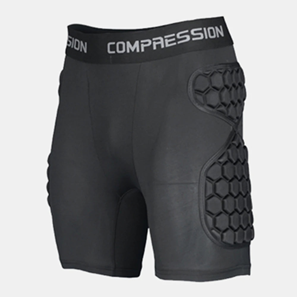 🩳 Goalkeeper Padded Shorts – EVA Sponge Hip Pad Protection Gear