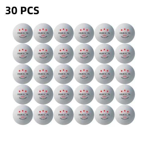 Huieson 3-Star Ping Pong Balls – ABS+ Training & Competition Table Tennis Balls, Durable Spin Control