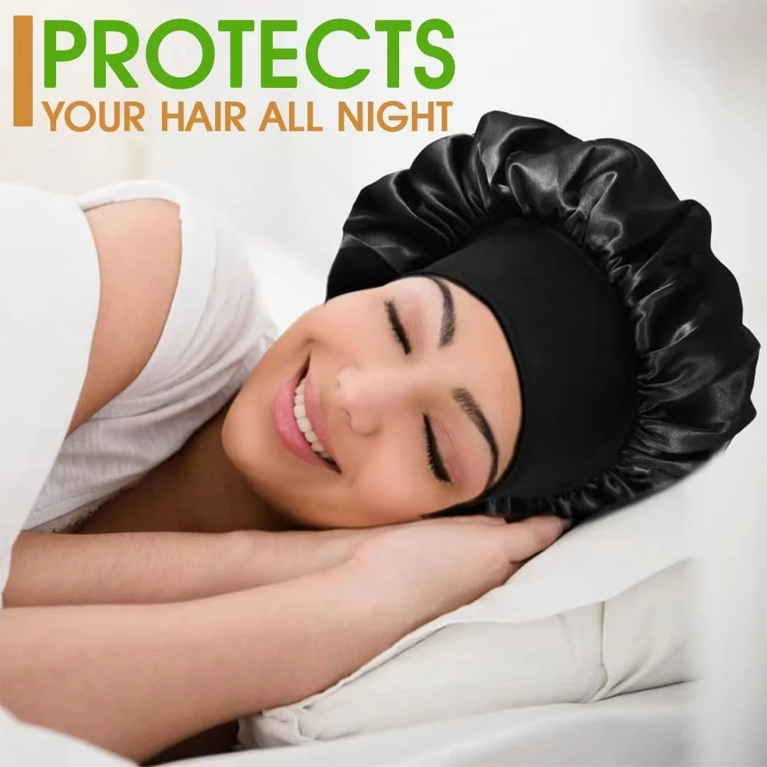 💤 Silk Satin Sleep Bonnet for Women (YM01)