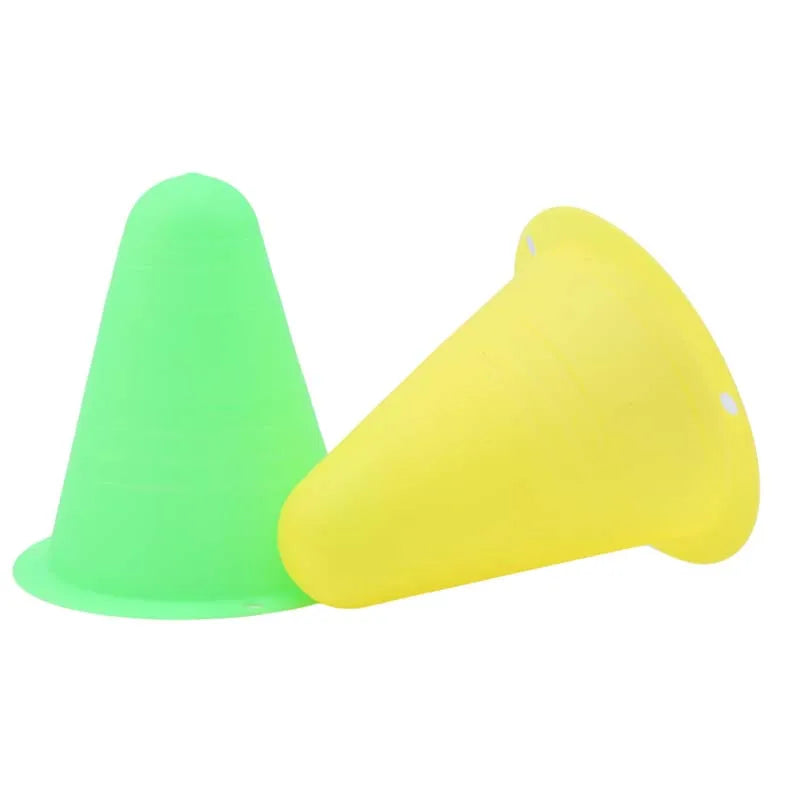🚧 10PCS Skate Marker Cones – Soft Obstacle Cones for Rollerskates Football & Soccer