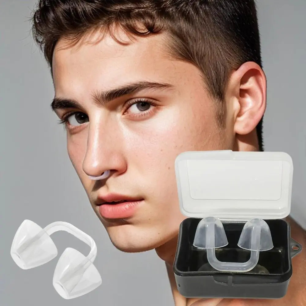 👃 Soft Silicone Nose Clip – Reusable Waterproof Nose Plug