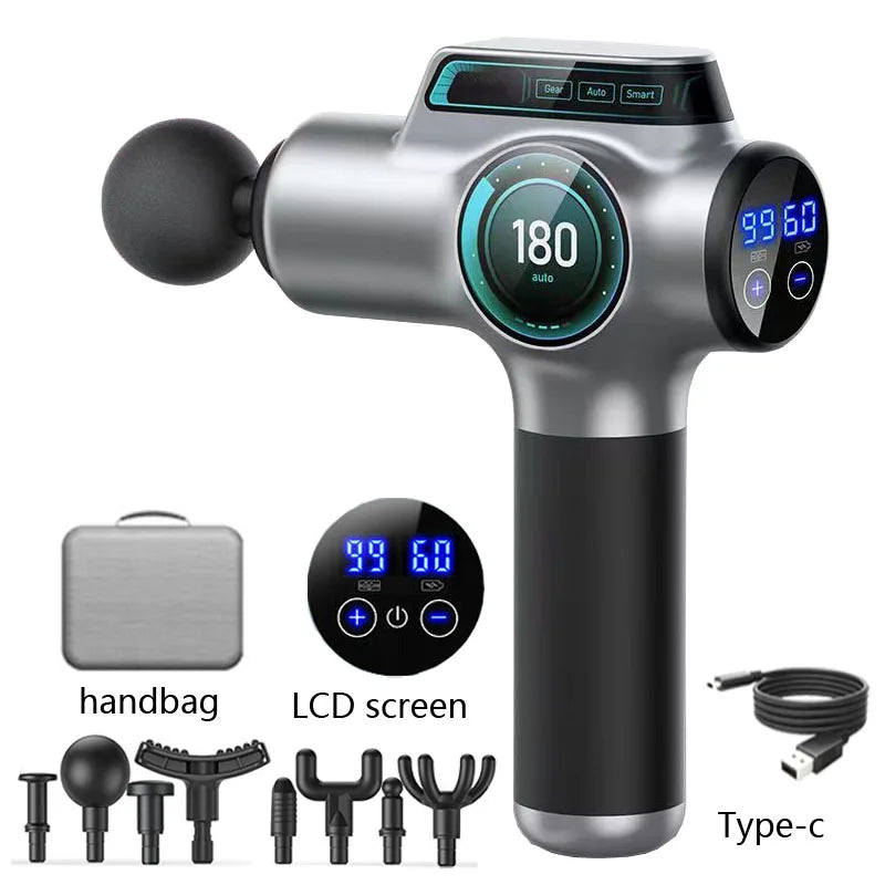 99-Speed Muscle Massage Gun – Professional Deep Tissue Massager for Neck & Back Pain