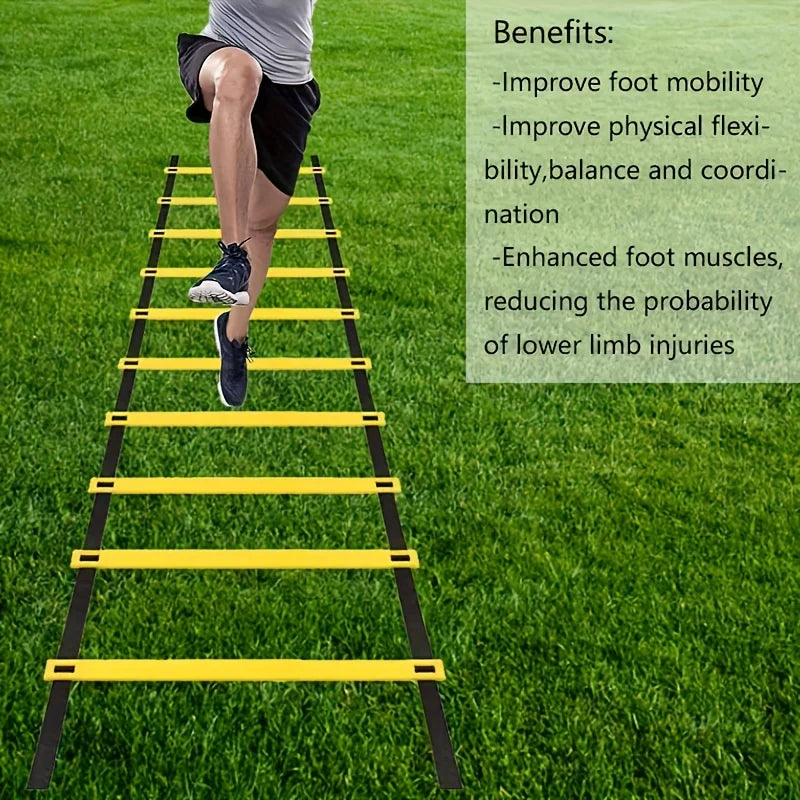 Detachable Agility Ladder – Speed Training Equipment for Football, Soccer & Sports