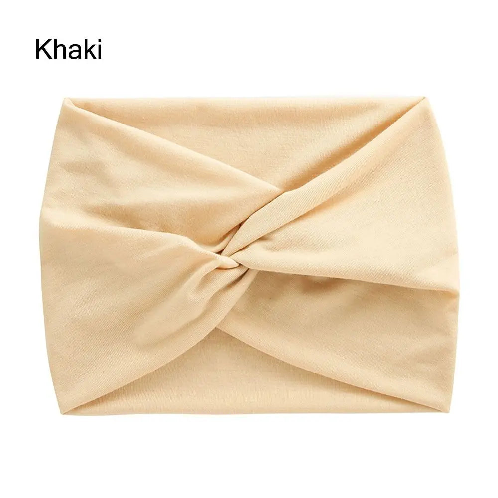 Colorful Wide Workout Headbands – Extra Large Boho Turban Wraps