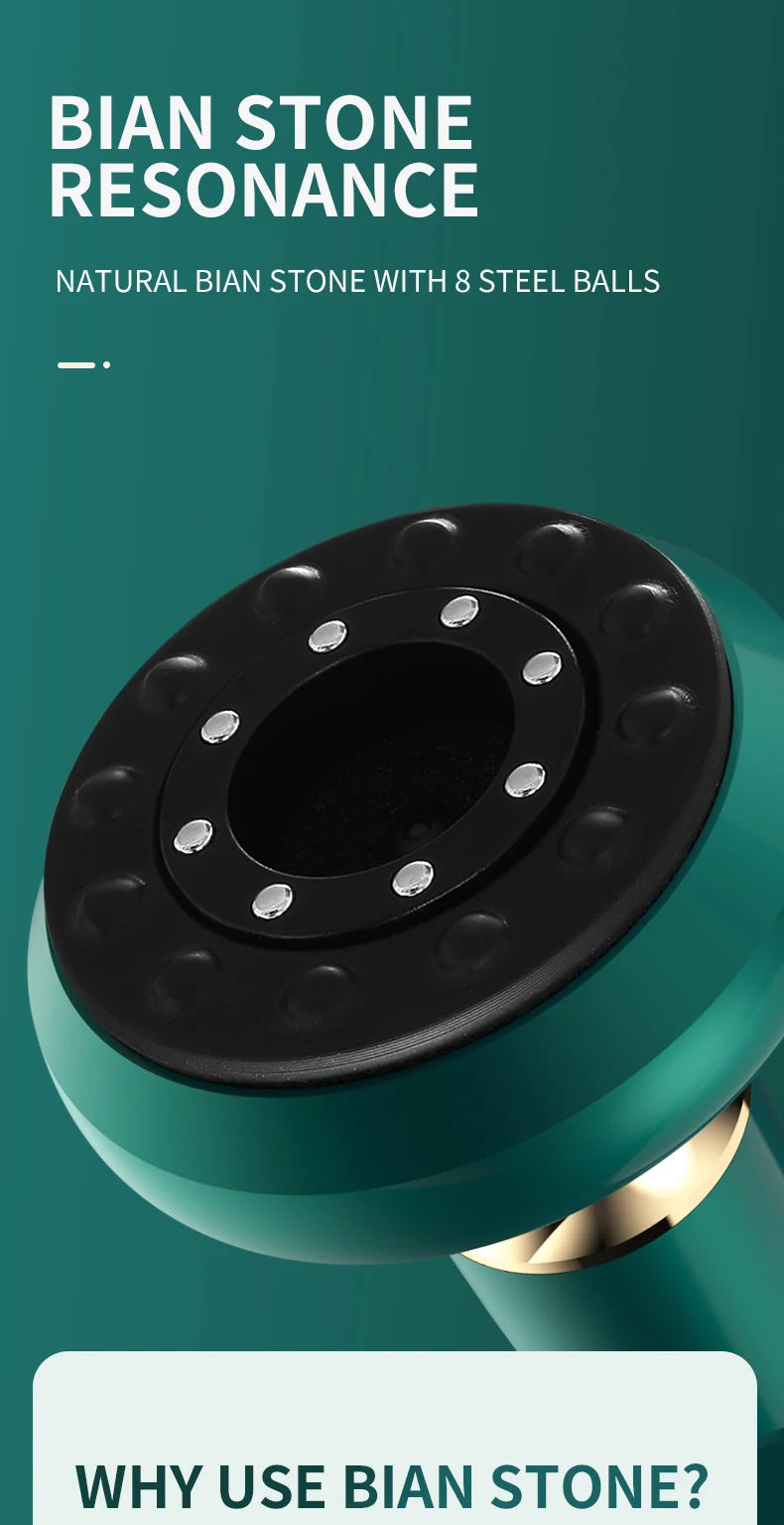 Tricolor Electric Gua Sha Massager – Anti-Cellulite Vacuum Therapy Cup