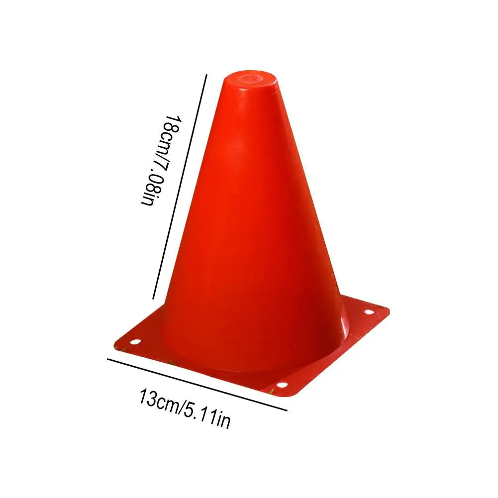 10PCS Soccer Training Marker Cones – Lightweight Football Practice Drill Cups