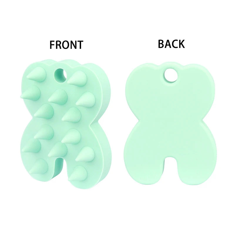 💆‍♀️ Silicone Scalp Shampoo Brush – Deep Cleaning Massage Comb for Hair Root & Itch Relief