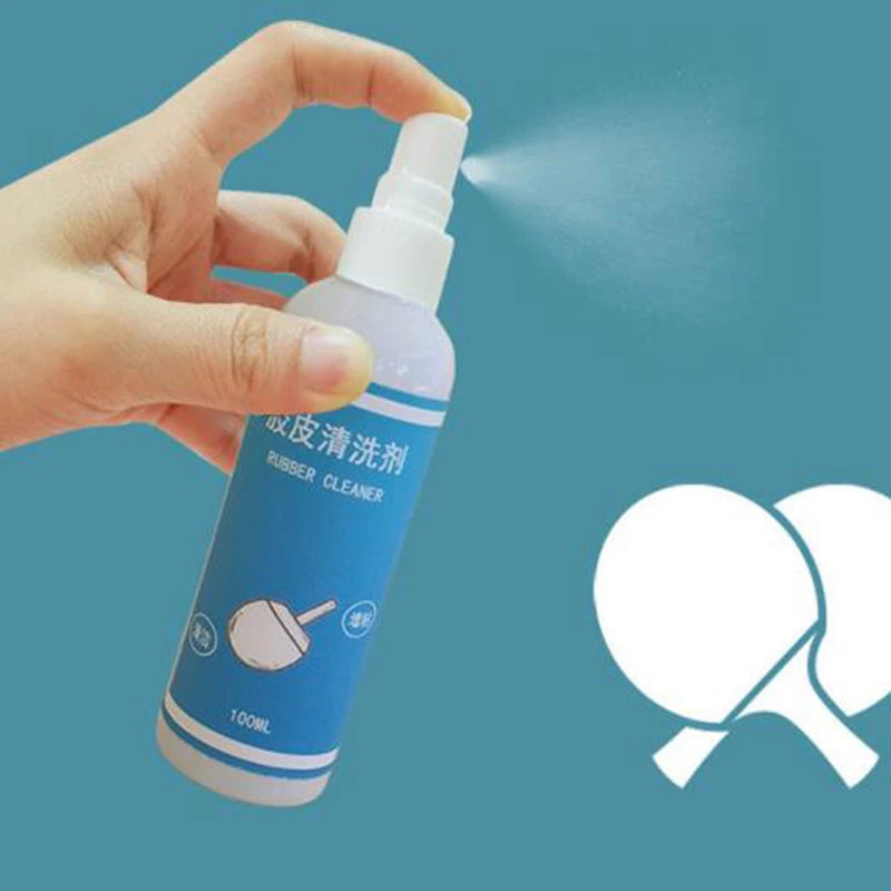 🧪 100ml Table Tennis Rubber Cleaning Agent – Racket Grip Tackifier