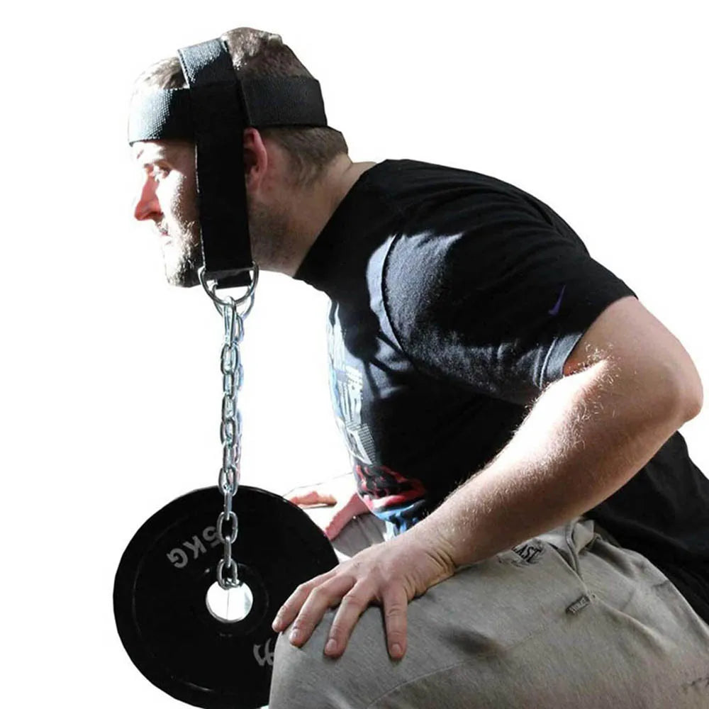 Neck Strength Trainer Head Harness – Adjustable Weight Training Strap
