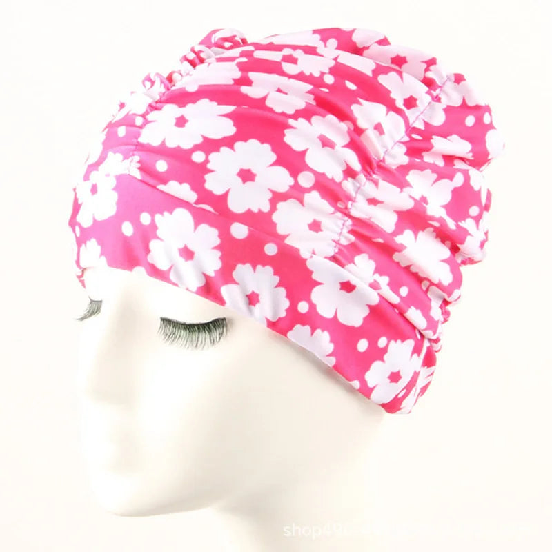 🏊‍♀️ Stretch Swimming Cap for Women & Girls
